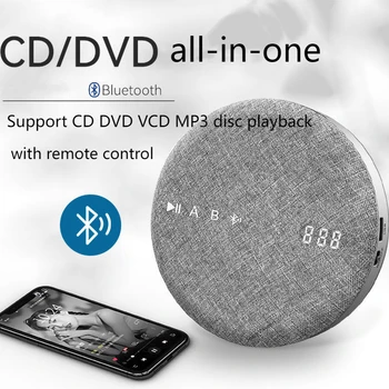 NOVÉ Vysoko Kvalitné Prenosné Bluetooth, CD Prehrávač DVD/VCD HIFI Reproduktory s USB Retro Hudby pomocou Diaľkového Ovládania domáceho sterea Stereo