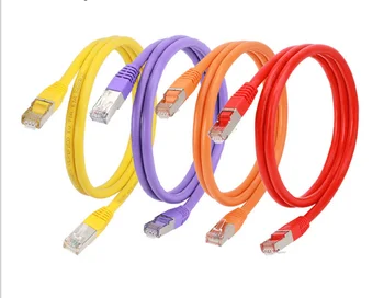 šesť sieťový kábel domov ultra-jemné vysokorýchlostné siete cat6 gigabit 5G širokopásmové pripojenie počítača smerovania pripojenia jumper R2650