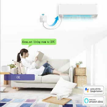 Tuya Smart Home WiFi NÁS Štandardom Smart Zásuvky, klimatizácia, Spoločník Infračervené Diaľkové Ovládanie s Meranie Elektrickej, Suita