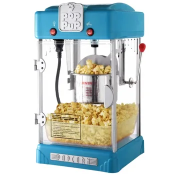 Lopatka Domov Popcorn Stroj Pop Pup Pultu Popcorn Machine – 2.5 oz Kanvica S odmernú Lyžičku a 25 Slúžiace Vaky Maker