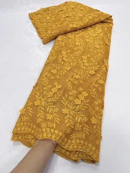 Zlaté Flitre Afriky Francúzsky Flitrami Čipky Textílie 2023 Vysoko Kvalitného Tylu Čipky Materiál Svadobné Pre Nigérijský Svadobné Materiál