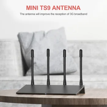 2 ks Mini TS9 Anténa pre ZTE(MF61) 4G LTE Modem MiFi Mobile WiFi Hotspot Router