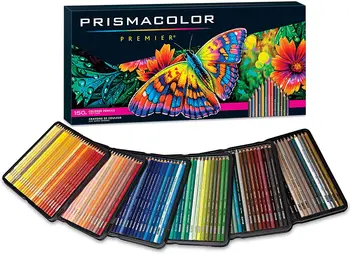 Pôvodné Prismacolor Premier Farebné Ceruzky 36 72 150 Farby Umelecké Potreby Na Kreslenie Skíc Dospelých Sfarbenie Tin Box Lápis