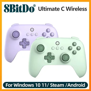 8BitDo Gamepad - Ultimate C Bezdrôtová Verzia 2.4 G Herný ovládač pre PC, Windows, 10, 11, Parný Palube, Raspberry Pi, Android