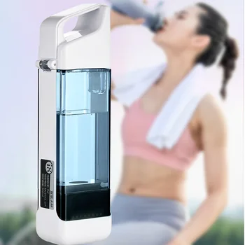 Vodík Bohaté Vody Generátor Japonský Alkalické Energie Sklenené Fľaše Aniónové Ionizátor Vody Anti USB H2 Zdravé Smart Pohár