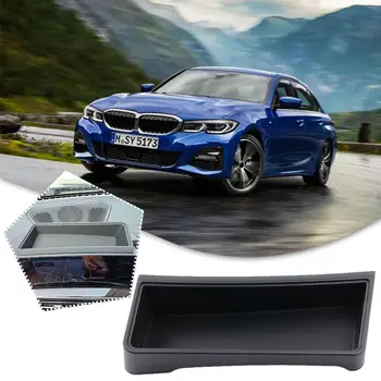 Pre nové BMW Radu 3 G20 Facelift 2022 2023 Auto Centrálnej Konzoly na Navigačnej Obrazovke Úložný Box Čierny Interiér ABS Príslušenstvo