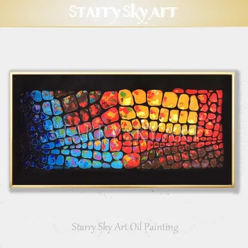 Moderné Nástenné Art Ručne maľované Vysokej Kvality Abstraktné Nôž olejomaľba na Stenu Decor Plátno Farby Abstraktnú olejomaľbu