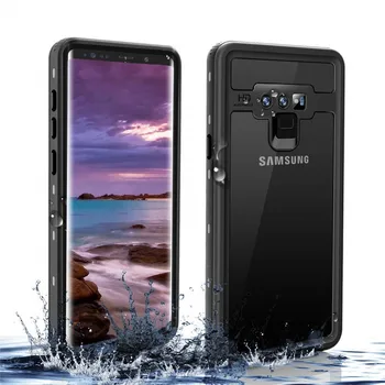 Vodotesný Telefón Prípadoch pre Samsung Galaxy S9 S9 Plus Poznámka 8 9 360 Full-Robustné Telo Jasné Späť Prípade Kryt s Screen Protector