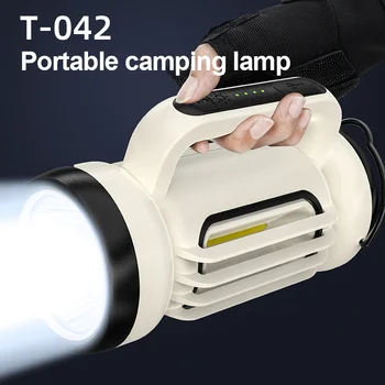 LED Silné Svetlo XPG Ručné Svietidlo Typ-C Nabíja Blesk, Reflektor Veľkú Kapacitu, Rybolov Nový Dvojitý Prepínač Camping Lampa