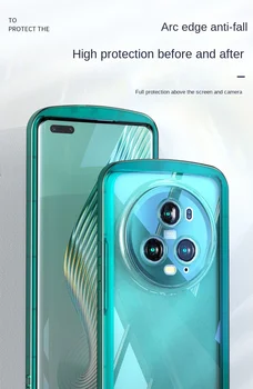 Pre Huawei Honor Magic 5 Lite Magic5 Pro Prípade Mäkké TPU Transparentný Ochranný Zadný Kryt Telefónu Prípadoch Pre Huawei Honor X9A Shell
