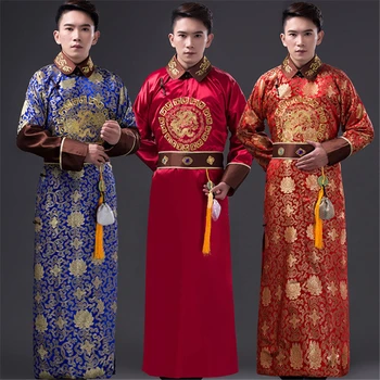 Qing Dynastie kostýmy štyri dědovi arogantný župan muž cisára fáze výkonu film a televízia kostýmy rave outfir