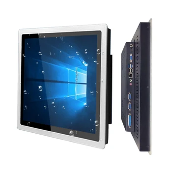 Vyrazili 21,5 Palca Vložené Priemyselný Počítač Mini Tablet Panel All-in-one PC s Kapacitný Dotykový Displej pre Win10 Pro/Linux