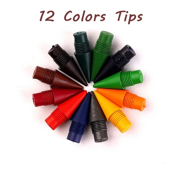 Kreatívne 27 Ks/Set Farebné Večný Ceruzka S 12 Farbami Nib Nastavený Žiadny Atrament Čarovná Ceruzka Vymeniteľné Nibs Školy Kawaii Kancelárske Potreby