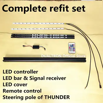 Pól svetelné pásy s svetlo kryt pre MINIMOTORS DT Thunder elektrický skúter DT3 thunder Prerobit Zmeniť