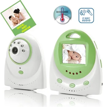 2,4-palcový LCD Displej Wireless Video Baby Monitor Interkom Detská Opatrovateľka Bezpečnostné Kamery VOX Mód Monitorovanie Teploty Opatrovateľky