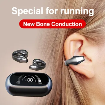 2023 Nové Kostné Vedenie Bluetooth Slúchadlá Otvorené uši Klip Bezdrôtové Slúchadlá s Mikrofónom Športové Slúchadlá pre Android&/iPhone
