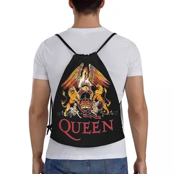 Vlastné Britský Spevák, Skladateľ Freddie Mercury Kráľovná Šnúrkou Tašky pre Tréning, Jóga Batohy Ženy, Mužov Športové Gym Sackpack
