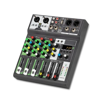 Profesionálny Mixér Zvuk Mixing Console Bluetooth-kompatibilné Stereo Mixer