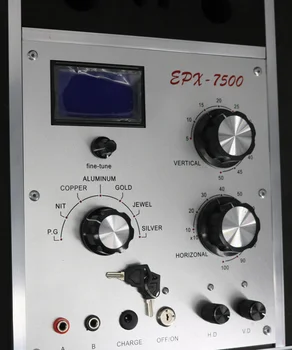 EPX7500 Podzemné Detektor Kovov EPX-7500 Zlata, Striebra, Medi Hunter Digger Zisťovanie Hĺbky 5-50m Zisťovanie Rozsahu 1000m
