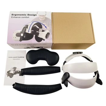 Pre Oculus Quest2 MQ 2 pokrývku hlavy Vymeniteľné Nastaviteľné Upgrade Plnenie Elite Quest3 VR Príslušenstvo