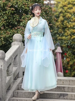 2022 starovekej čínskej kostým tradičné čínske oblečenie pre ženy hanfu šaty čínsky tradičný tanečný kostým víla šaty