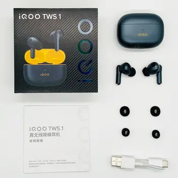 VIVO IQOO TWS 1 TWS Slúchadlá Bluetooth 5.3 49dB Aktívnym Potlačením Hluku Pravda Bezdrôtový headset 42Hour výdrž Batérie Pre IQOO 11S