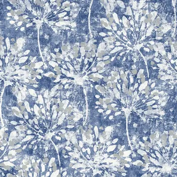 Dori Modrá Maliarskou Kvetinové Tapety