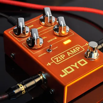JOYO R-04 ZIP AMP Silná Kompresia Overdrive Tón Gitary Pedál s COMP Prepínač pre Elektrickú Gitaru Účinok