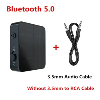 5.0 4.2 Prijímač Vysielač 3.5 mm AUX Jack RCA Stereo Hudby, Bluetooth Bezdrôtovým Audio Adaptér Pre Auto, TV PC Reproduktory