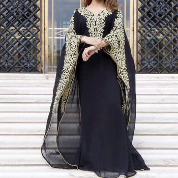 Ženy Dubaj Šaty Maroko Šaty Georgette Šaty Moslimských Župan Arabských Šaty 56 Cm