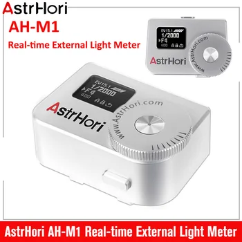AstrHori AH-M1 Svetlo Fotoaparátu Meter Reálnom čase Vonkajšie Svetlo Merač Studenej Shoe Mount Nastavenie ISO, Clona, Rýchlosť Uzávierky Accessorie