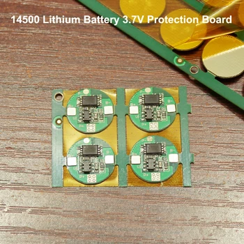 10pcs 14500 lítiové batérie, ochrana rada 3,7 V single MOS anti-preplatok viac-absolutórium ochrany doska