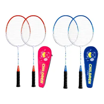 2 ks Bedminton Loptičky Nastaviť Dvojité Badminton Raketou Prenosné Náhradné