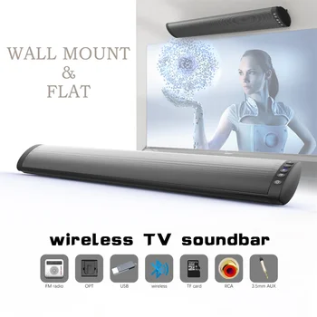 20W Domáce Kino Zvukový Systém Soundbar TV Bluetooth Reproduktor Podpora Optickej AUX Sound Bar S Subwoofer Pre TV