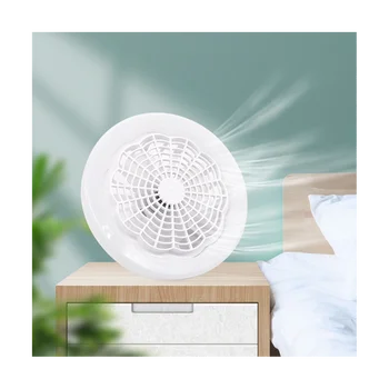 LED Smart Fan Svetlo Stropný Ventilátor 30W Diaľkové Ovládanie, Interiérové LED Svetlo Tiché Spálňa, Kuchyňa Decor Lampy, Ventilátory-Orange