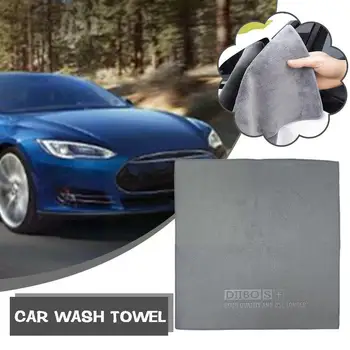 1pc Umývanie Auta Uterák Mäkké Bielizne Čistenie Handričkou Zahustiť Umyte Handričkou Auto Príslušenstvo Pre Tesla Model 3 X S Y P100D SpaceX K3V2