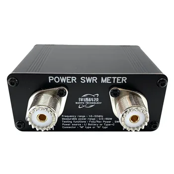 Mini Výkon SWR Meter HF Digitálny Displej Krátke Vlny Stojatej Vlny Meter 0,5 W-150W Vysoká Frekvencia SWR Meter Elektrické Nástroje