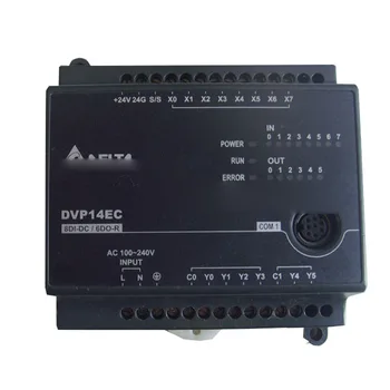 100% Originálne DVP14EC00R3 EC3 Série Štandardné PLC 14 Bod Hosť 8DI 6DO RS-232 100-240VAC Reléový Výstup