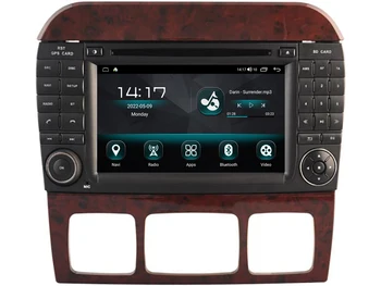 WITSON Android 13 autorádia Pre Mercedes Benz Triedy S W220 1998-2005 Carplay Auto Audio systému GPS Navi Multimediálne Stereo