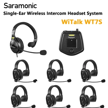 Saramonic Witalk WT7S Plný Duplex Bezdrôtový Komunikačný Headset Systém Morských Komunikácie Headset Lodné Autobusy Tímovej Mikrofón