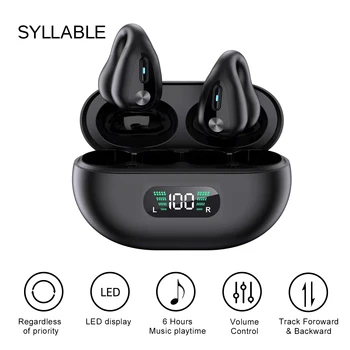 Najnovšie SLABIKE YYK-Q80 LED displej TWS Pravda, Bezdrôtové Stereo Touch Slúchadlá YYK-Q80 Slúchadlá 6 hodín Bezdrôtový Headset šport