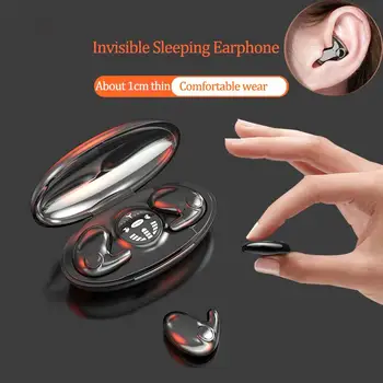 Bezdrôtové Slúchadlá 5.3 Bluetooth Headset Neviditeľné Spánku Slúchadlá Hluku Zrušiť Headset Stereo Zvuk Športové Vodotesné Slúchadlá