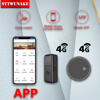4G Siete Mobilných APLIKÁCIÍ, Ovládanie Hlasového záznamníka Aktivované Zvukom Mini Záznamové Zariadenie Diktafón Mikro Audio Digitálny Malé Tajomstvo