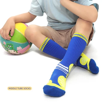 Basketbalovú Loptu Detí Skutočné Bojové Športové Ponožky Žiak Absorbovať Pot Priepustnosť Uterák Ponožky V Spodnej Basketbal Ponožky