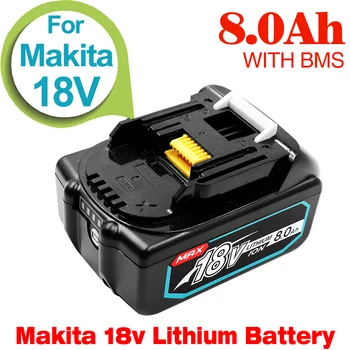 14,4 V 6.0 Ah-12Ah Nabíjateľná Li-ion Batéria Pre Makita 14V Náradie Batérie BL1460 BL1430 1415 194066-1