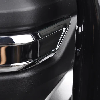 PANICAL Chrome Hmlové Svetlo Výbava Krúžky Hmlové Svietidlo ochranný Kryt Pre Honda Gold Wing GL1800 F6B 2018-2023 ABS Čierna Strieborná
