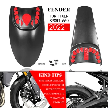 Pre Tiger Sport 660 2022 2023 - Motocykel Príslušenstvo Predný Blatník Zadný Blatník Extender Hugger Rozšírenie
