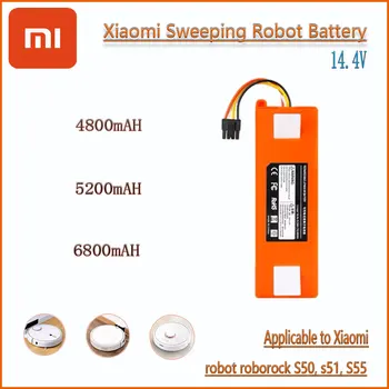 14,4 V 5200mAh lítium-iónová batéria Robot Vysávač Náhradná Batéria (platné pre Xiao robot roborock S50, s51, S55)