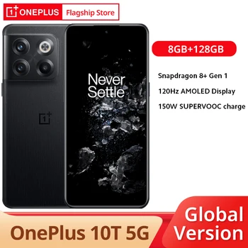 Globálna Verzia OnePlus 10 TON 5G 8GB 128GB Snapdragon 8+ Gen 1 120Hz AMOLED Displej 150W Poplatok 4800mAh 50MP