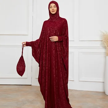 Ramadánu Islamské Modlitby Moslimské Oblečenie Módne Šaty, Hidžáb Abaya Dubaj arabčina Turecko Abayas pre Ženy Kaftan Župan Femme Musulmane